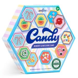 NWOT  Eeboo Candy Memory & Matching Game Kids Educational Game Age 3+